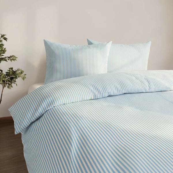 Martex Studio Edition Blue Pinstripe Duvet Cover Set