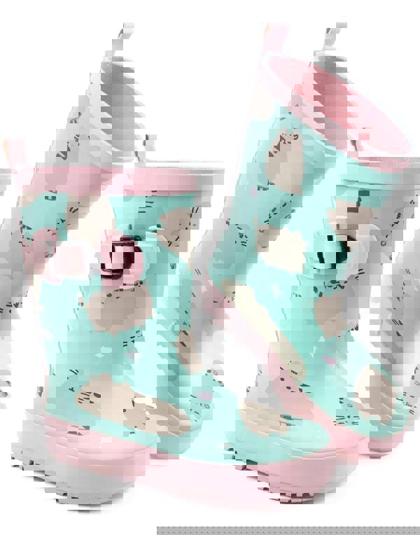 Pusheen Girls Multicoloured Pusheen The Cat Wellington Boots without Handles