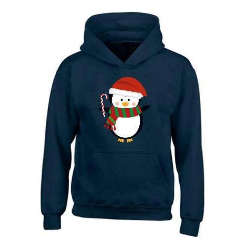 Kids Penguin Hoodie XMS4