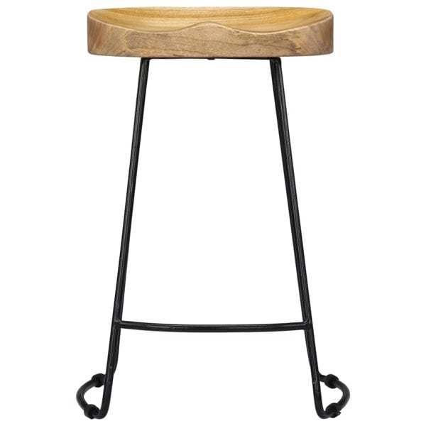 Berkfield Gavin Bar Stools 2 pcs Solid Mango Wood