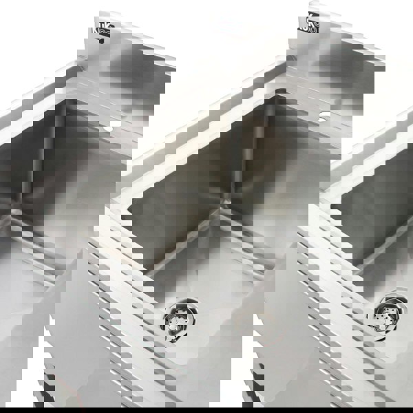 KuKoo Stainless Steel Catering Sink - Right Hand Drainer