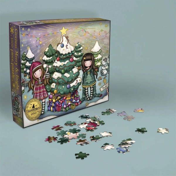 Gorjuss Merry & Bright Jigsaw, Jigsaws & Puzzles, Family, Gift