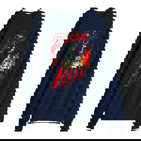 Stranger Things Childrens/Kids Raising Hell Eddie Munson Sweatshirt - Navy