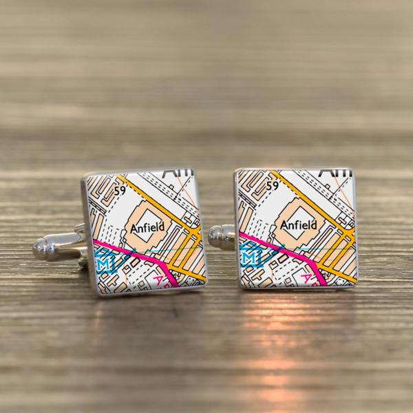 Favourite Football Grounds Cufflinks - lifestyle shot