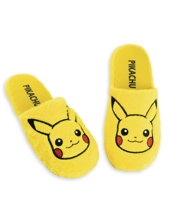 Pokemon Unisex Yellow Pikachu Mule Slippers