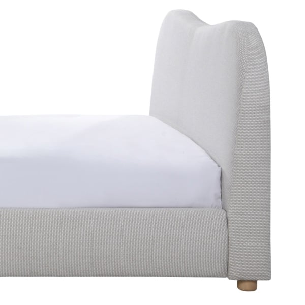 Wave Double Bed in Natural Weave