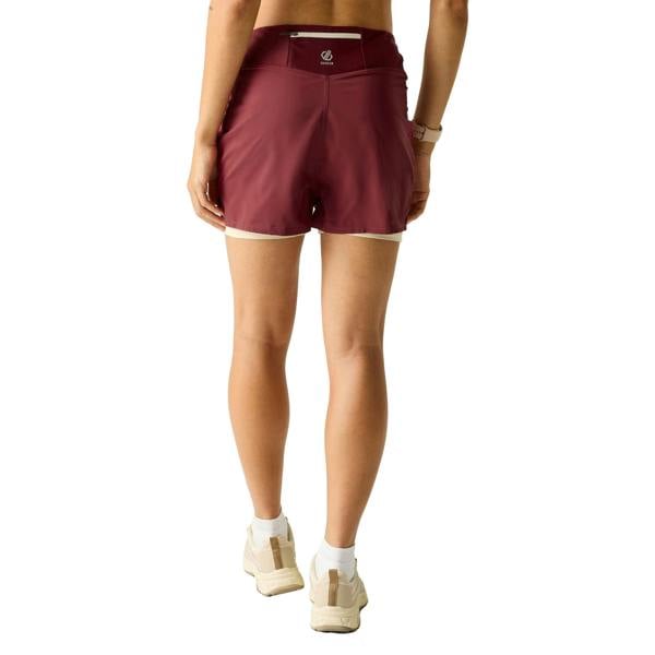 Dare 2B Womens/Ladies Nimble 2 in 1 Shorts - Tibetan Red - 