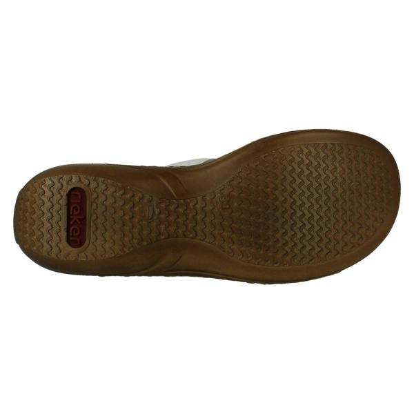 Rieker Ladies Rieker Slip On Adjustable Strap Summer Mules 60894