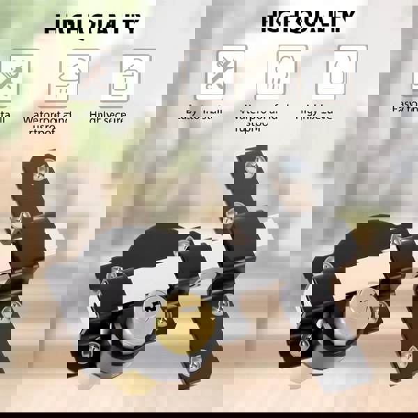 Havendro Security Garden Shed Gate Lock Long Throw Locking Double Locking 50mm & 70mm UK