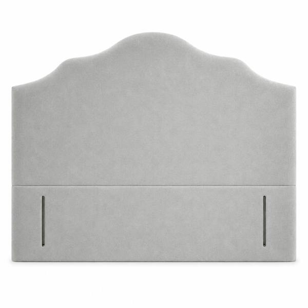 Great British Beds Paisley Headboard - Silver Plush