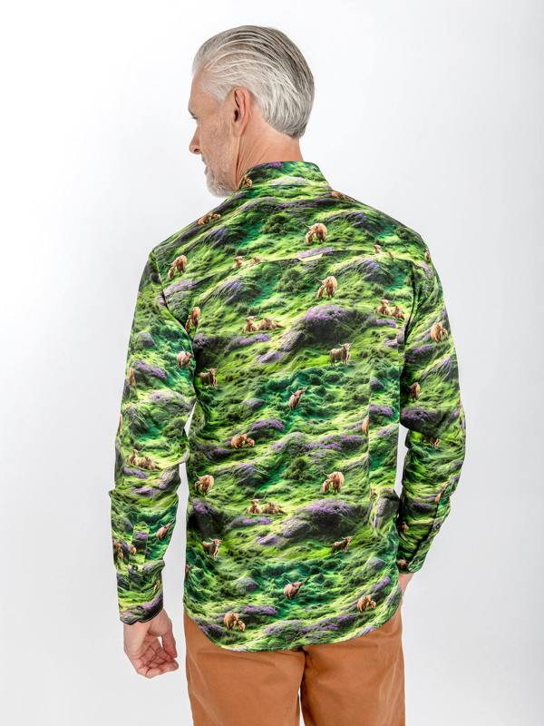 Claudio Lugli Highland Cow Photographic Print Shirt