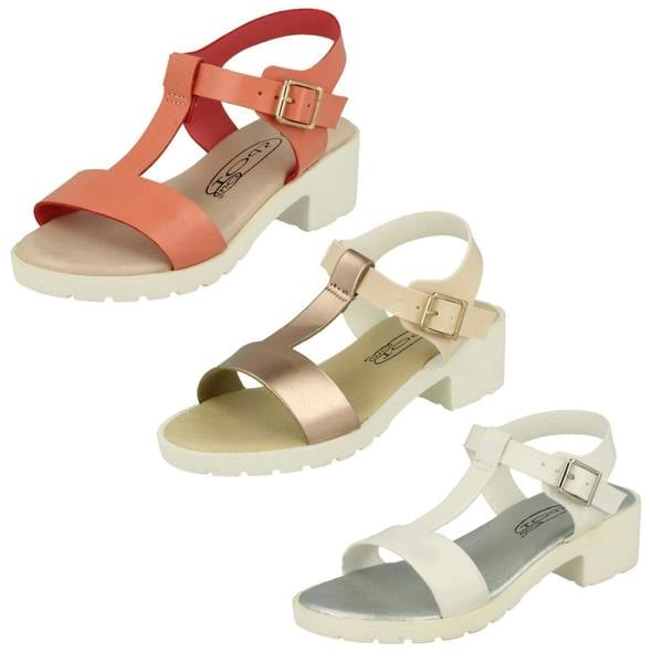 Spot On Girls Spot On T-Bar Summer Sandals