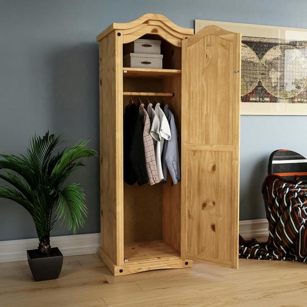 Vida Designs Corona 1 Door Wardrobe