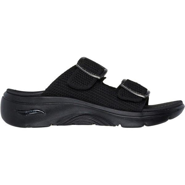 Skechers Go Walk Arch Fit 2.0 Destined Textile Women's Black Sandals