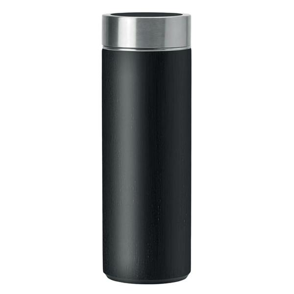 MidOcean Batumi Bamboo Double Wall 400ml Flask - Black - 