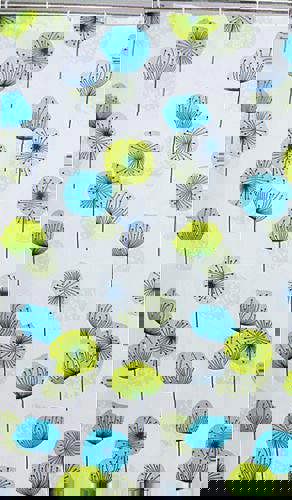 KAV Shower Curtain Bath Curtain Mould and Mildew Resistant Water Repellent Shower Liner for Bathroom Solid White