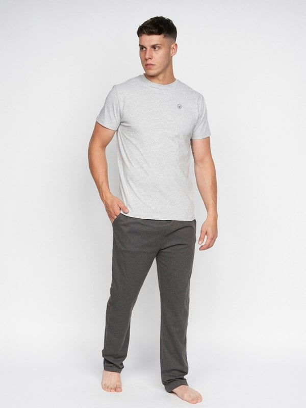 Duck and Cover Radovan Loungewear Set Grey Marl