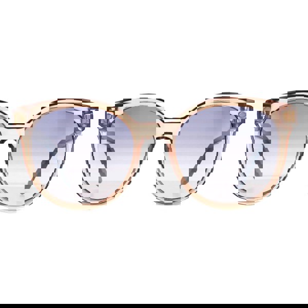 Salvatore Ferragamo Sunglasses SF833S 290 Crystal Nude Beige Light Grey Gradient