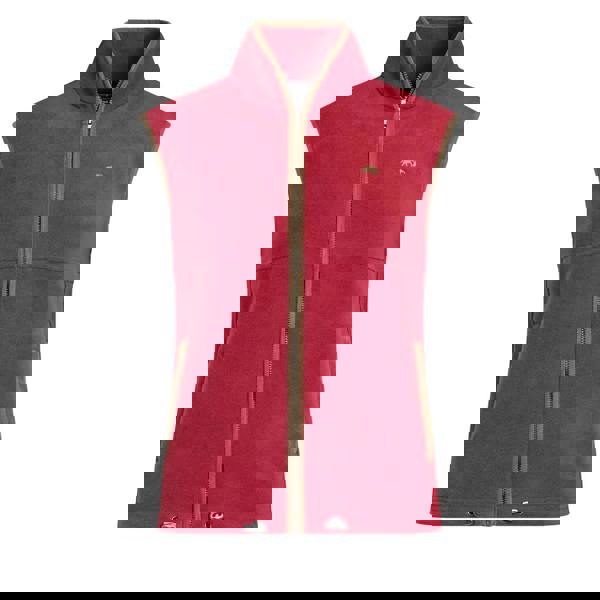 Raging Bull Mens Fleece Gilet - Burgundy - 