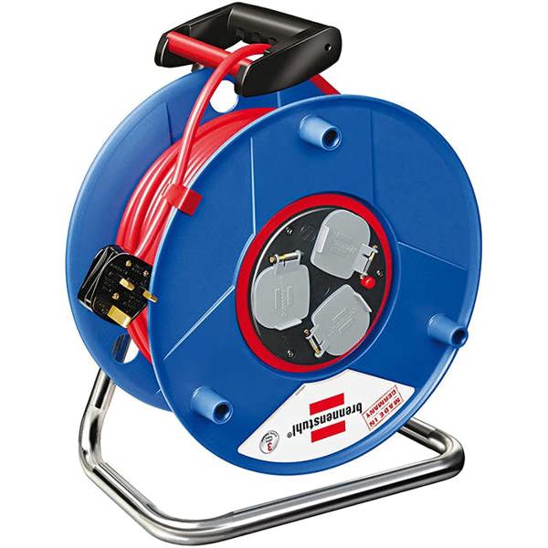 Brennenstul Garant Bretec Heavy Duty Cable Reel - Anti-Twist Cable System - 50 Metre