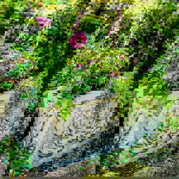 Large Tulip design Stone Planter Trough