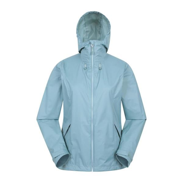 Mountain Warehouse Womens/Ladies Swerve Packaway Waterproof Jacket - Light Teal - 