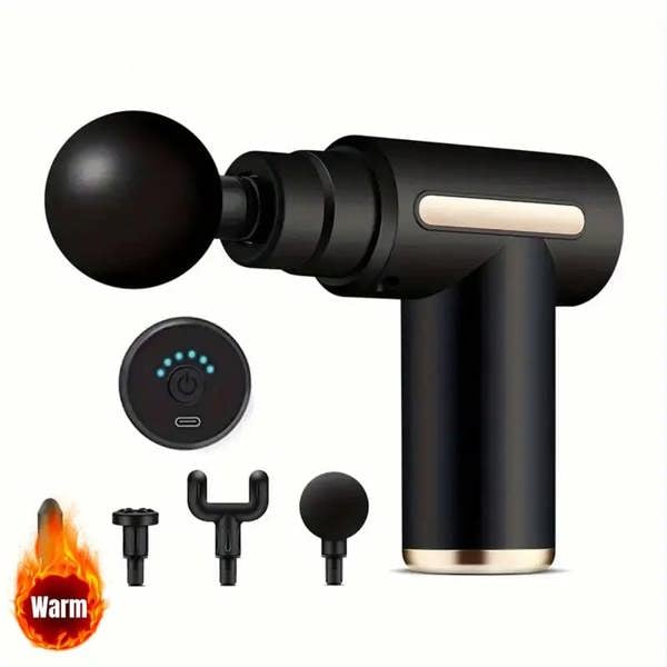 Dyzi Mini Massage Gun Deep Tissue Portable 6 Speeds Handheld Muscle Massager