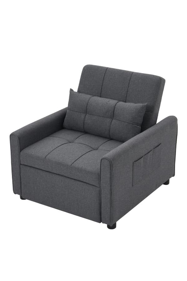 Living and Home Three-in-One Versatile Single Sofa Bed with Pillow