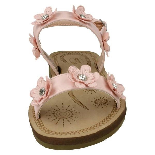 Spot On Girls Spot On Slingback Flowery Sandals