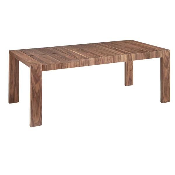 Angel Cerdá Rectangular walnut extending dining table 1012