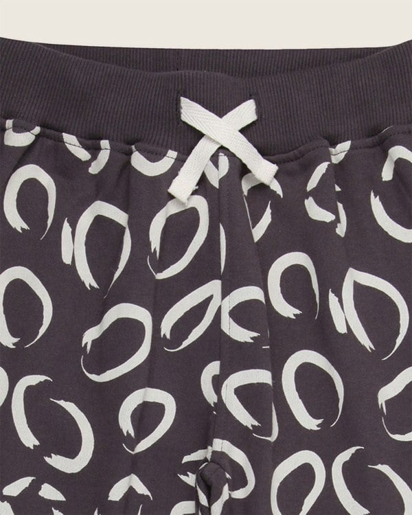 organic cotton Brown Eyespot Print Joggers - image 4