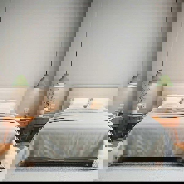 Traditional 8 Inch Olive Green Cotton Fabric Coolie Lamp Shade Image 7