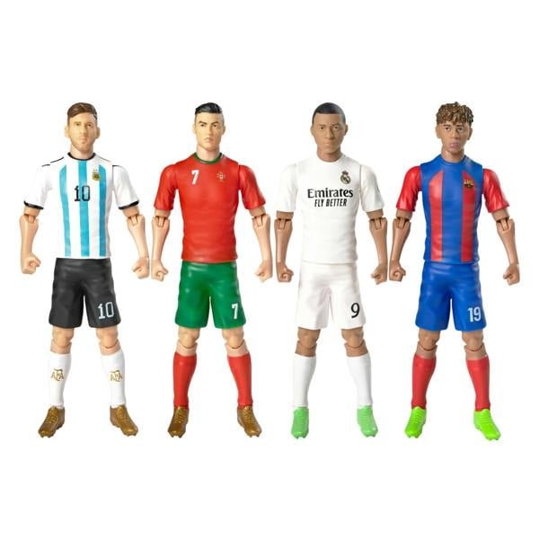 Banbo | Messi, Ronaldo, Mbappe and Lamine Yamal Fully Articulated Figurine Bundle