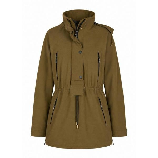 Rydale Ladies Danby Long Performance Shooting Smock in Light Khaki front view