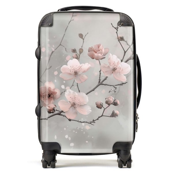 Warren Reed Delicate Spring Blossom Suitcase