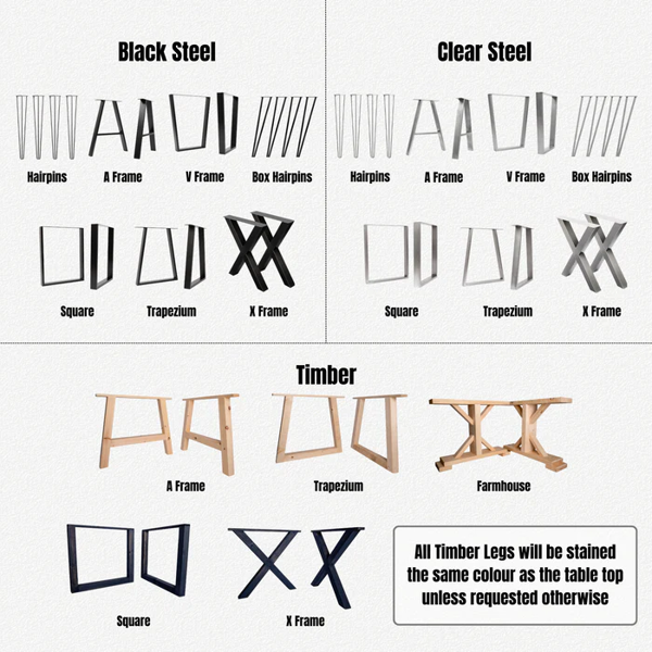 The Bespoke Carpentry Co Outdoor Chunky Dining Table (3")