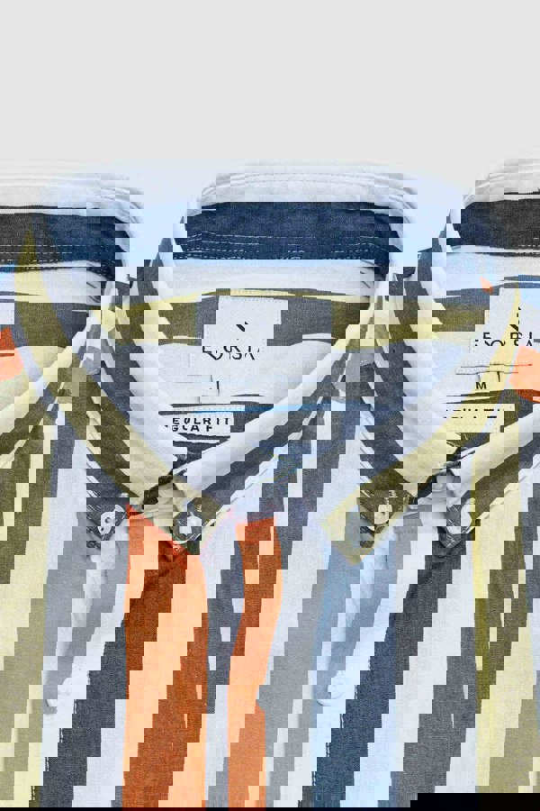 ENORSIA Men's Button Down Short Sleeve Shirt