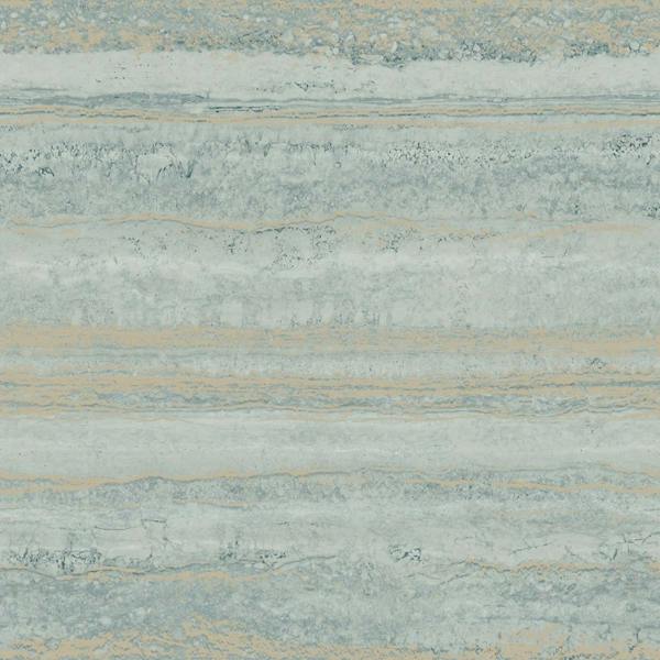 World Of Wallpaper Strata Marble Effect Wallpaper - Sage Green/Gold - 