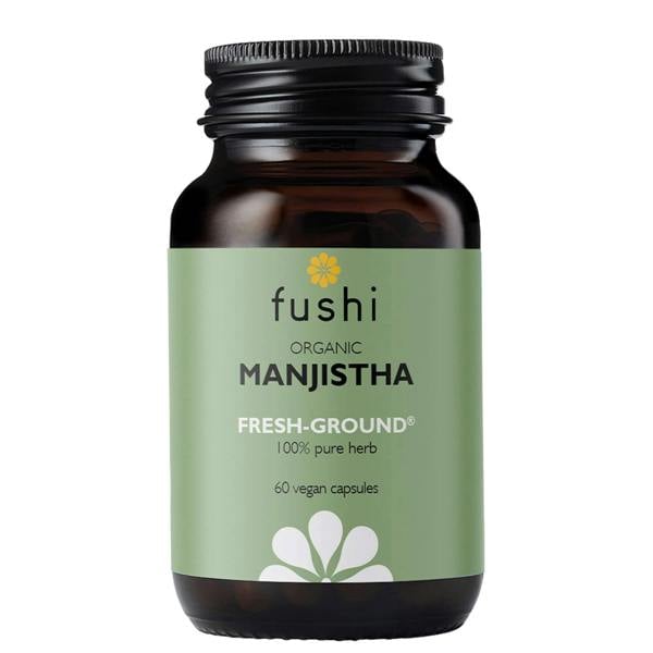Fushi Single Herb Supplements Organic Manjistha x 60 Capsules