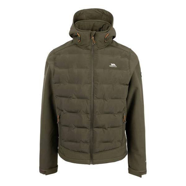 Trespass Mens Alwero Softshell Hybrid Jacket - Dark Vine - 
