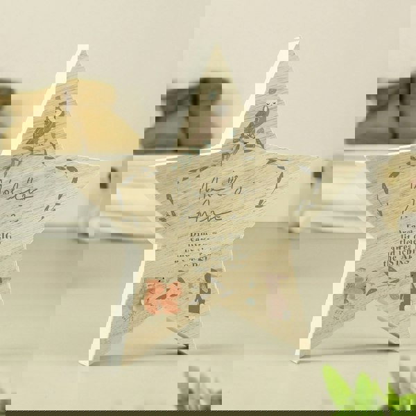 Personalised Memento Company Personalised Woodland Animal Star Ornament