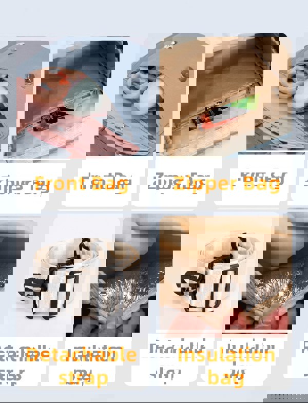 Anymom Mommy Baby Changing Bag Black Backpack Big Capacity Handbag