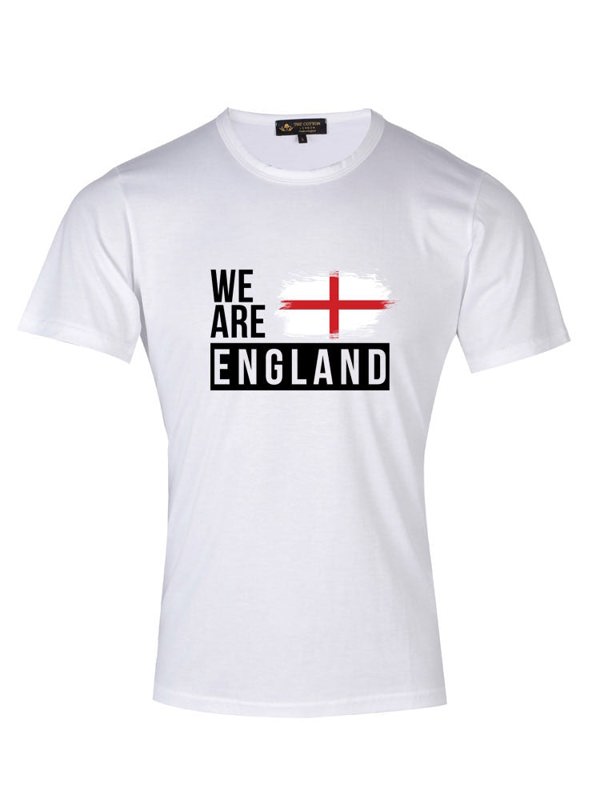 Supima Cotton England Country Football T-shirt