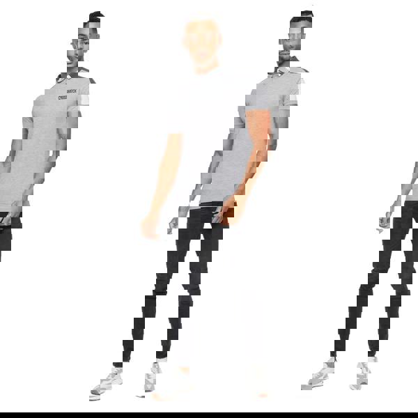 Crosshatch Mens Cramsures Polo Shirt - Grey Marl - 