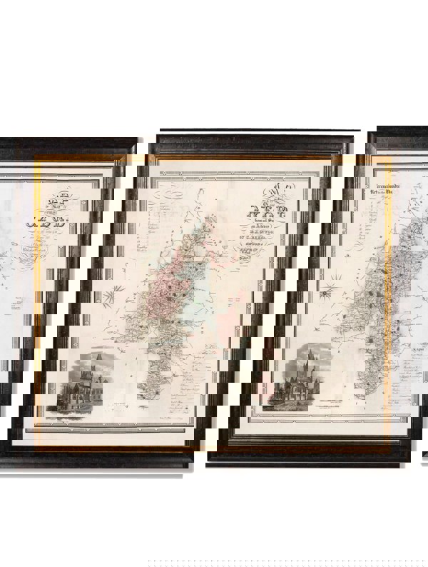 Exceptional Art c.1830 County Maps of England