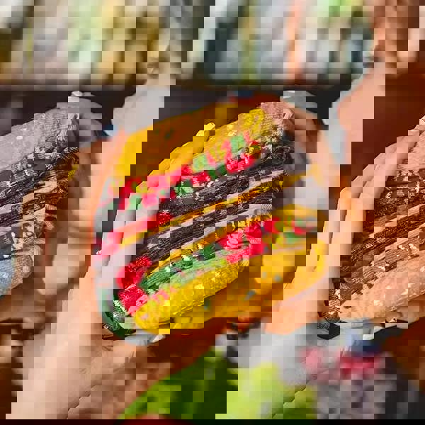 Anyfootwear 3 Pairs Multi-color Black Size 5-11 Fashion Socks With Pizza Sushi Design Happy Harajuku Skate Cotton Comfortable To Wear Christmas Gift