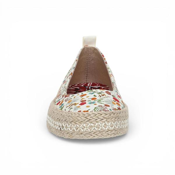 Blowfish Malibu Benita - Women's Floral White Ballet Flats Ballerina Shoes
