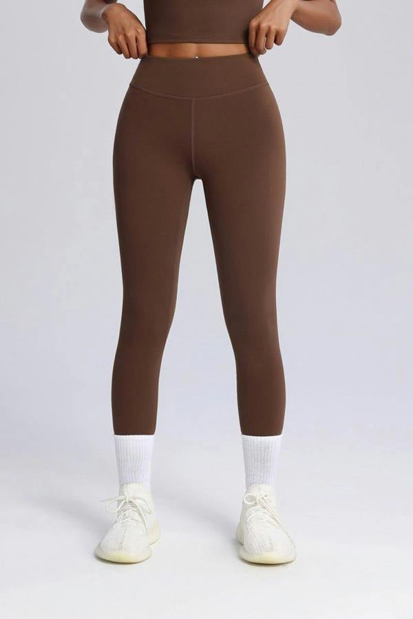 Anniou Seamless Buttery Soft Leggings - Espresso