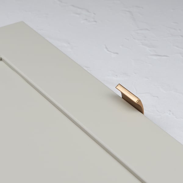 Handle & Home Brushed Brass Edge Mount Lip Pulls