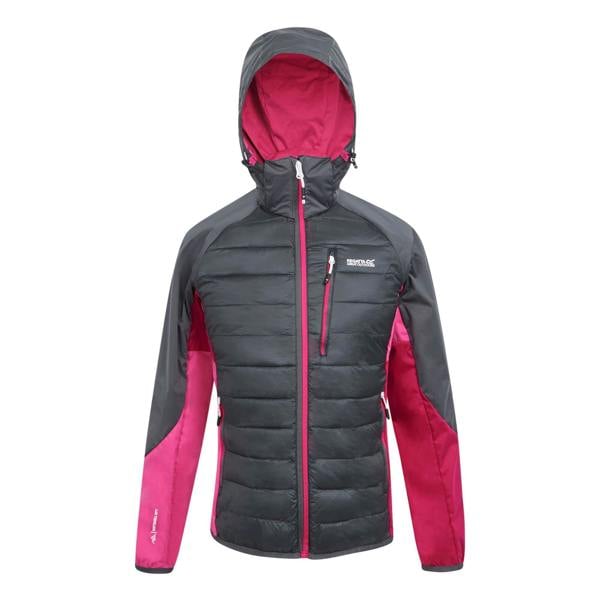Regatta Womens/Ladies Andreson Pro Hybrid Jacket - Seal Grey/Flamingo Pink - 